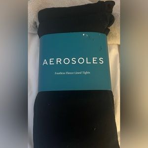 Aerosoles Fleece Lined Footless Tights